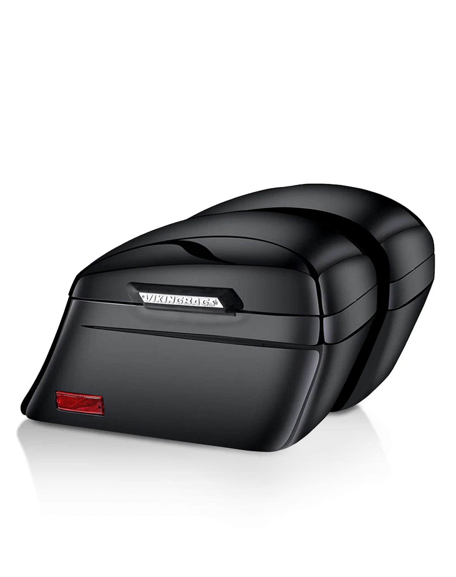 44L - Lamellar Stallion Extra Large Victory Vegas Painted Motorcycle Hard Saddlebags Hero Image