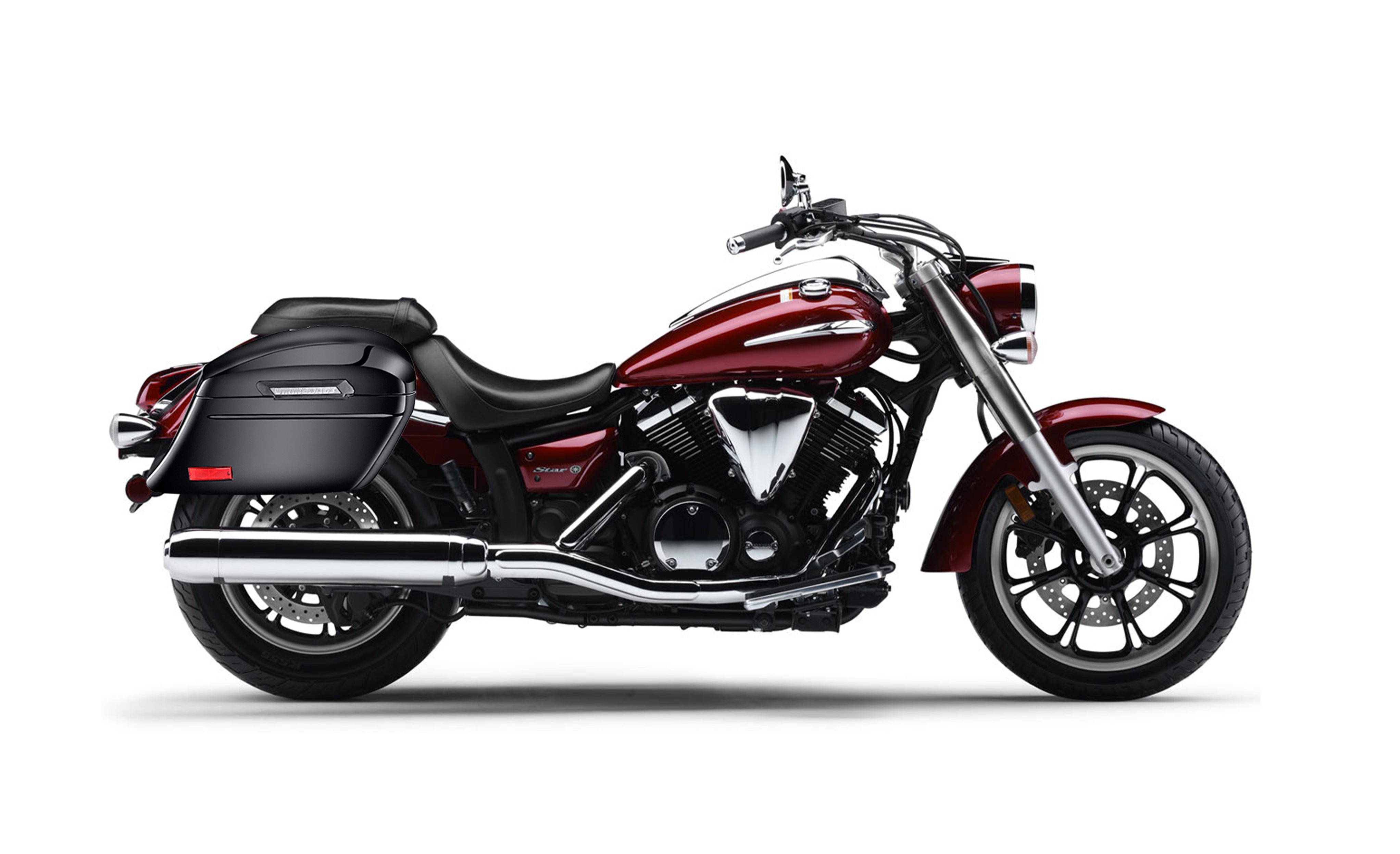 Viking 44L Lamellar Stallion Large Yamaha V Star 950 Painted