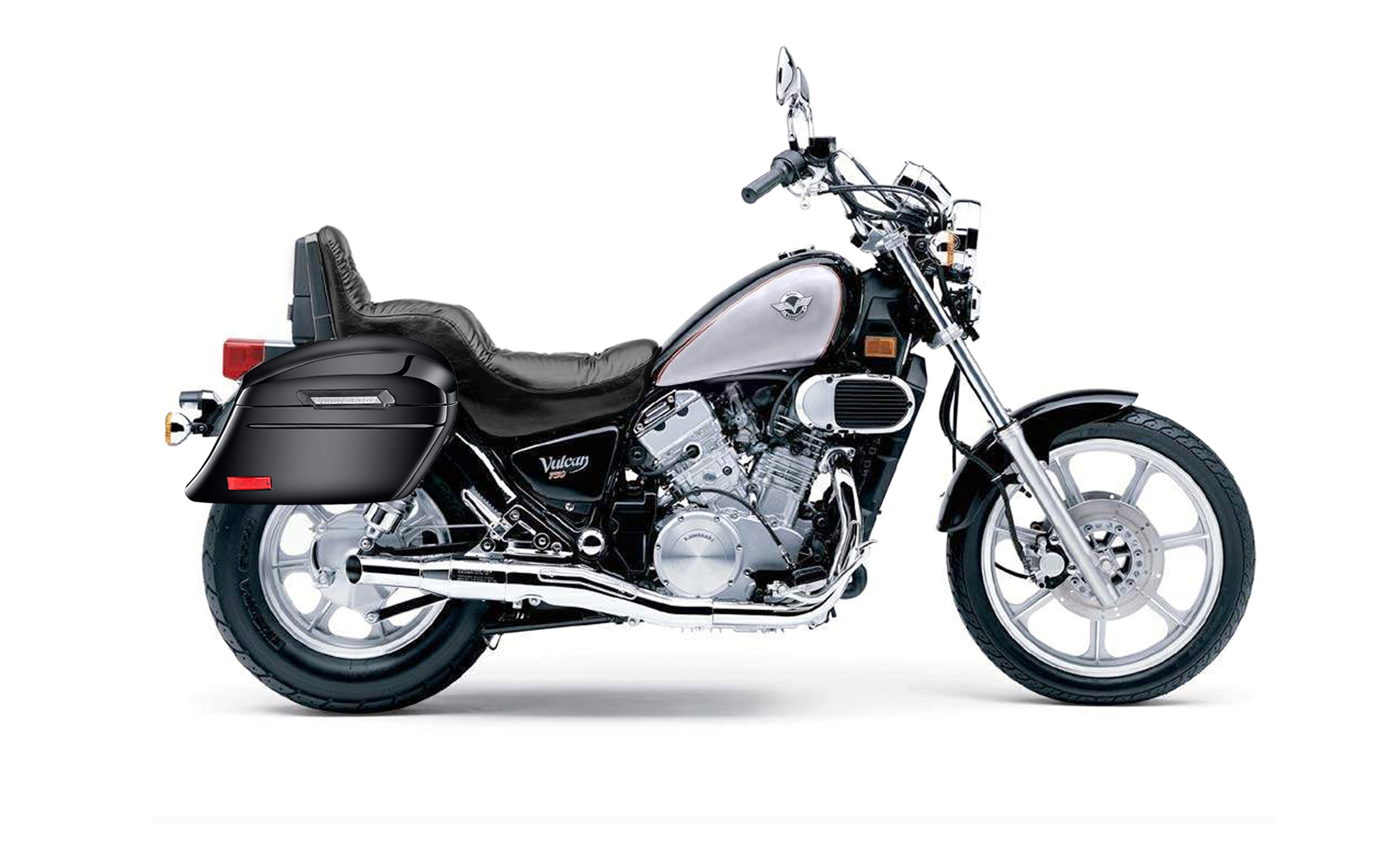【ウスケ】ロルカナ Viking 44L Lamellar Stallion Extra Large Kawasaki Vulcan 750 VN750