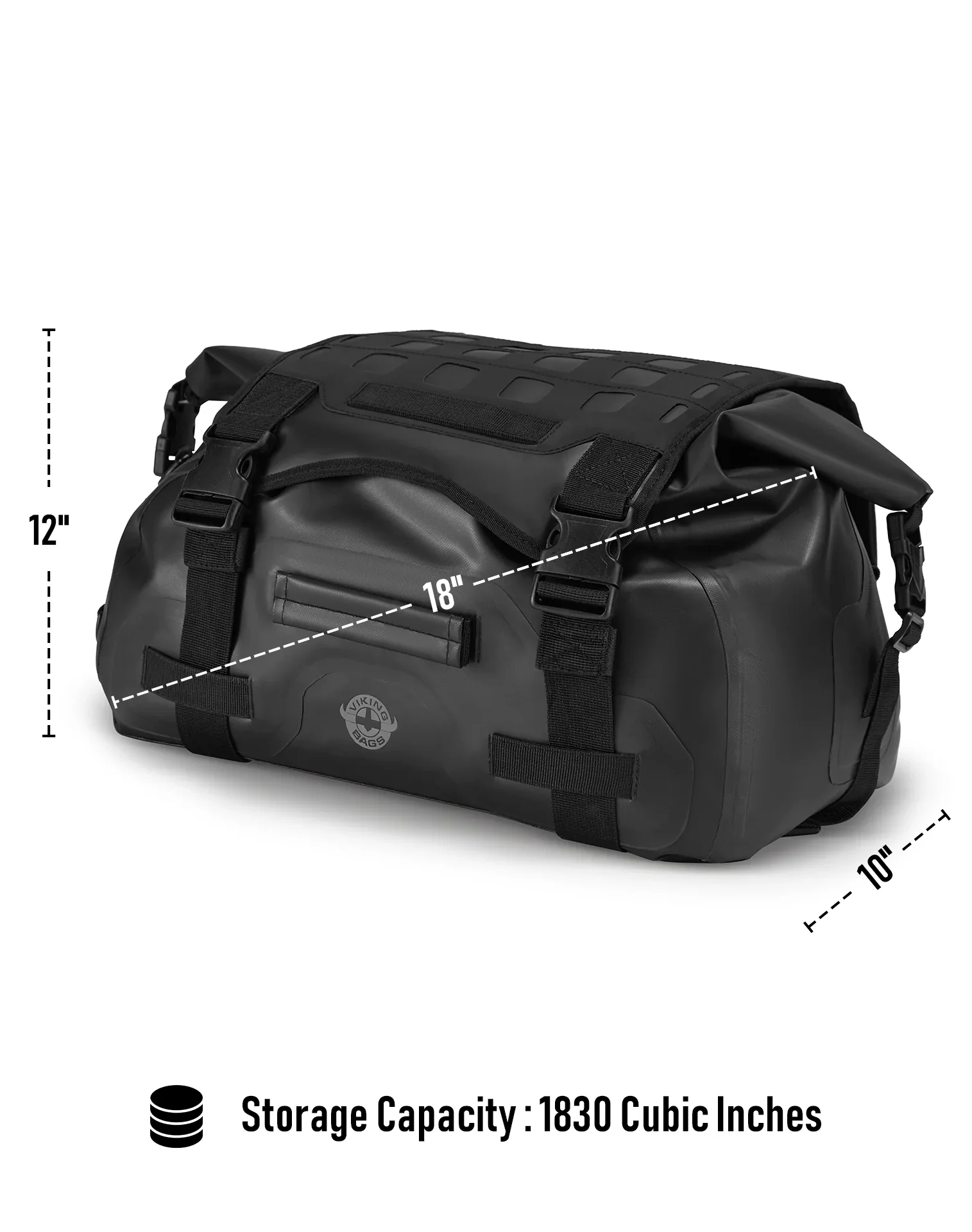 30L - Odyssey BMW Adventure Touring Duffel Bag Storage Capacity