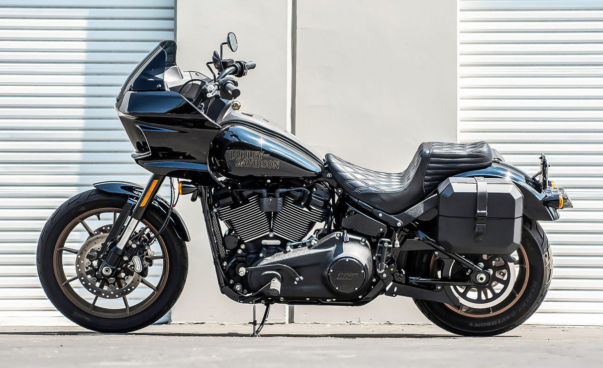 Low Rider Softail Custom Harley Davidson Softail Low Rider ST FXLRST Saddlebags - VikingBags