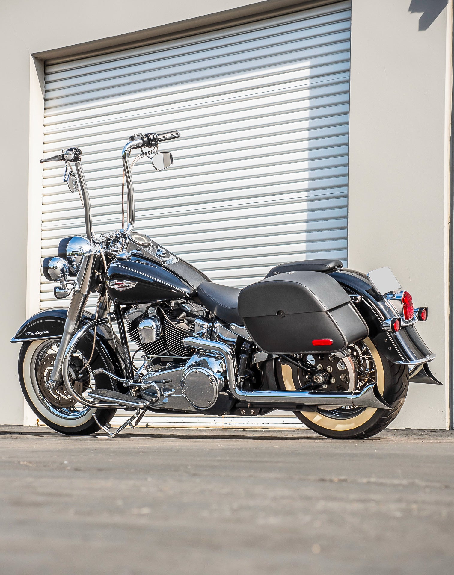 Softail deluxe hard bags