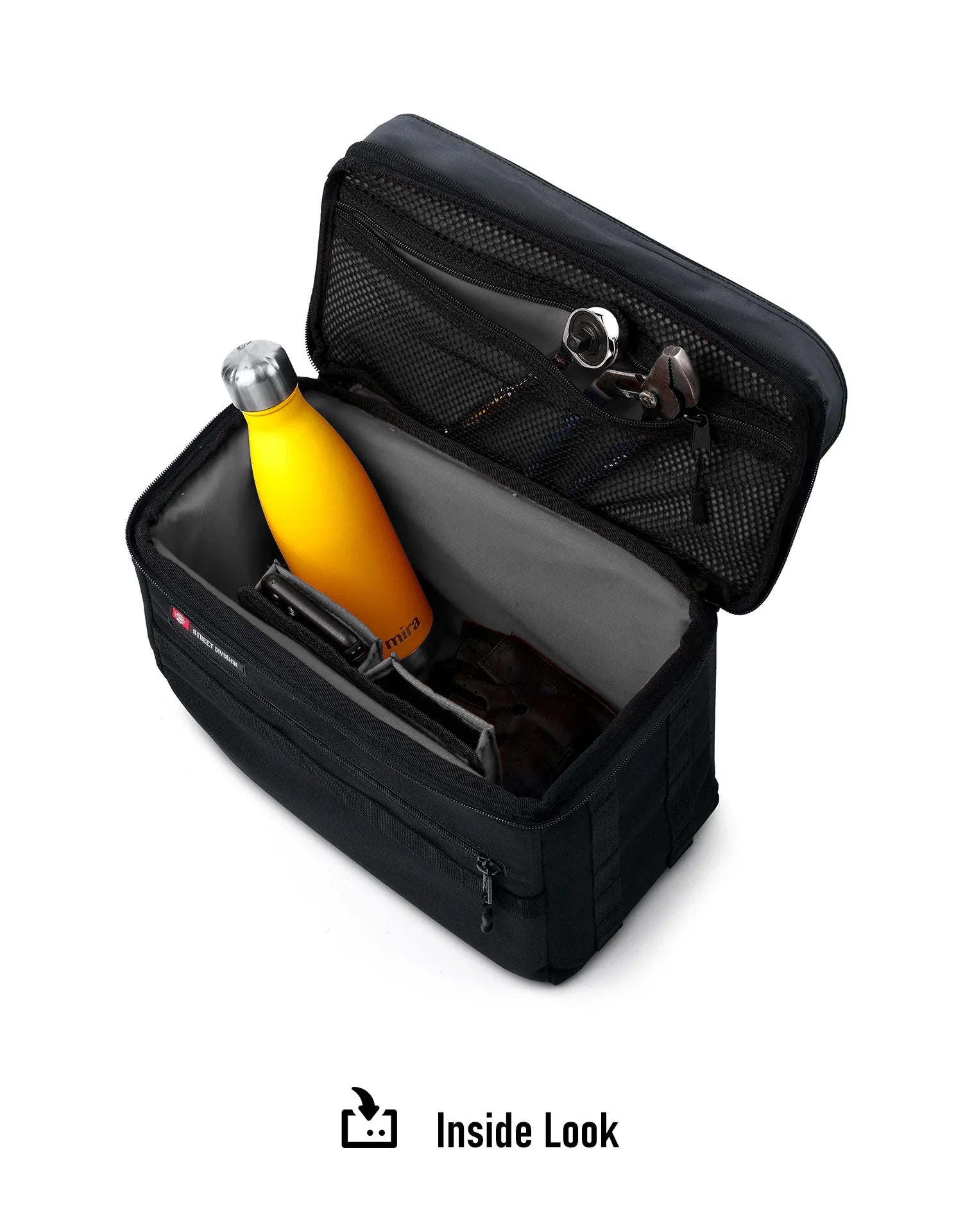 18L - Patriot Medium Honda VTX 1300 T (Tourer) Motorcycle Throw Over Saddlebags Inside Look