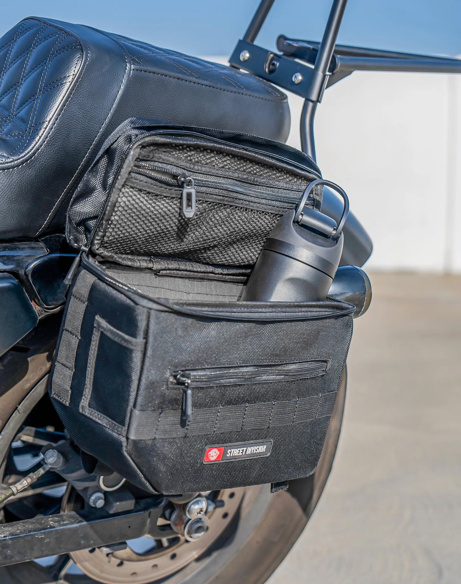 10L - Patriot Small Throw Over Saddlebags for Harley Softail Low Rider S FXLRS