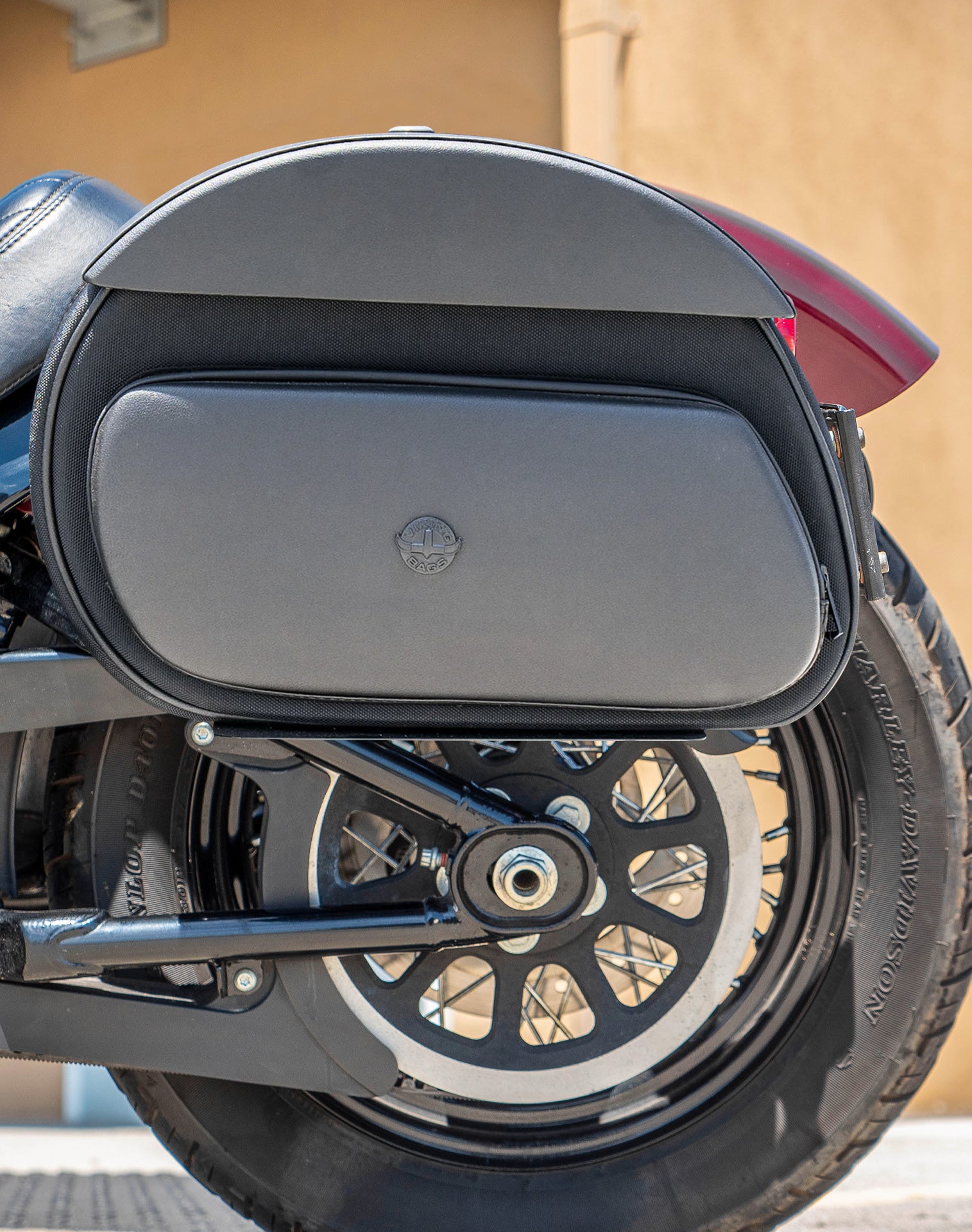30L - Stealth Quick Mount Saddlebags for Harley Softail Slim FLSL v2