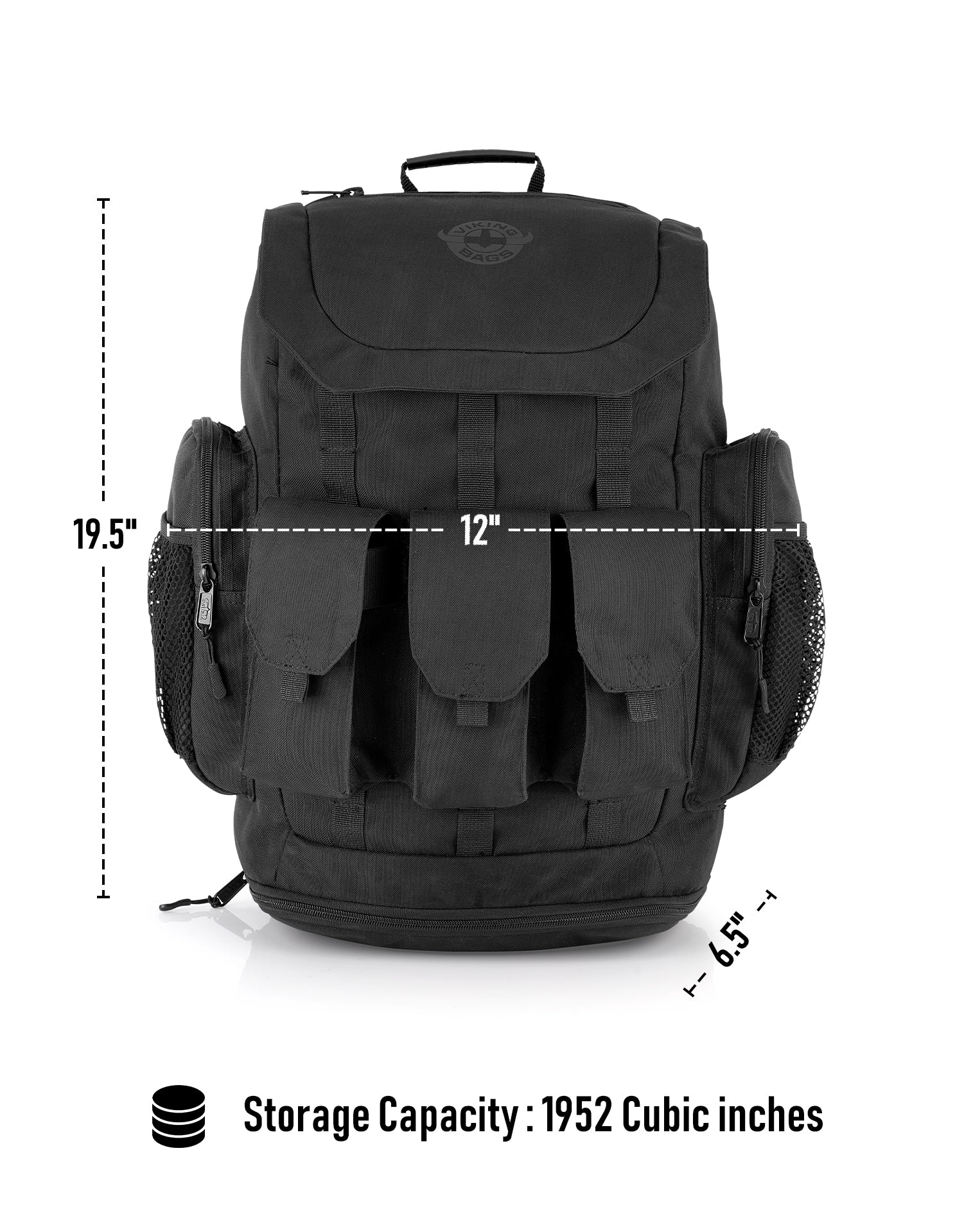 パイロットバック Viking Trident Large Motorcycle Tail Bag