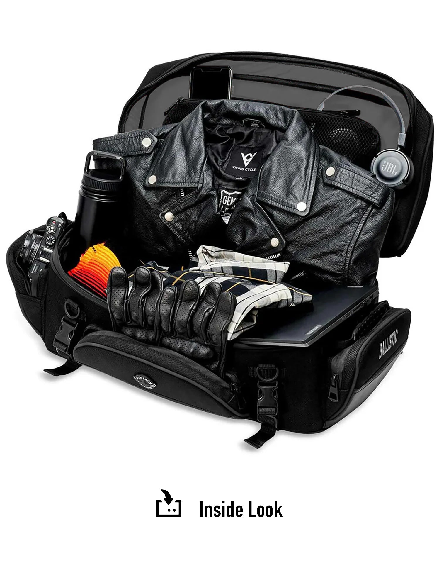 Viking Voyage Elite Extra Large Kawasaki Motorcycle Luggage Rack Bag