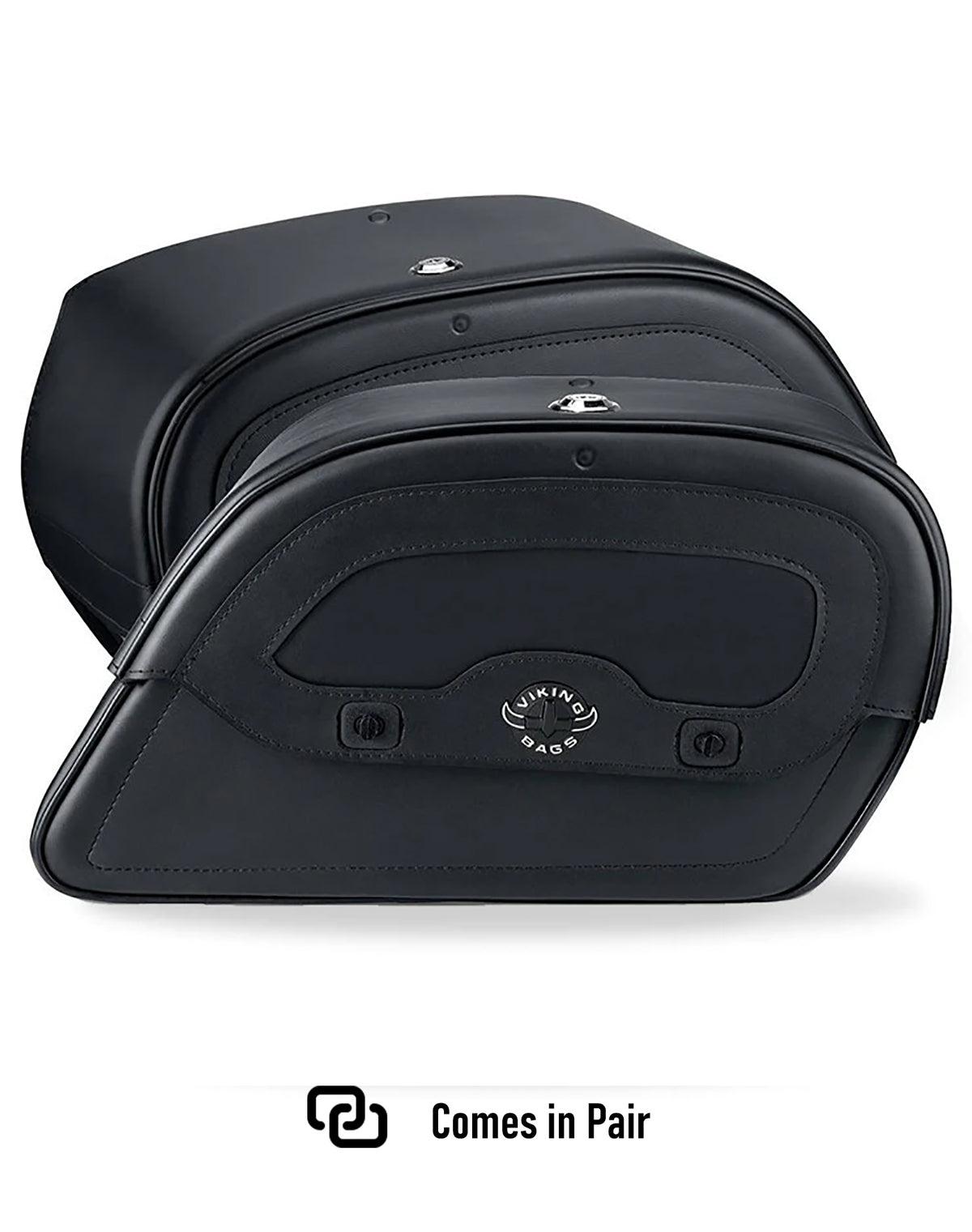 32L Warrior Large CAN AM Spyder F3S Leather Motorcycle Saddlebags