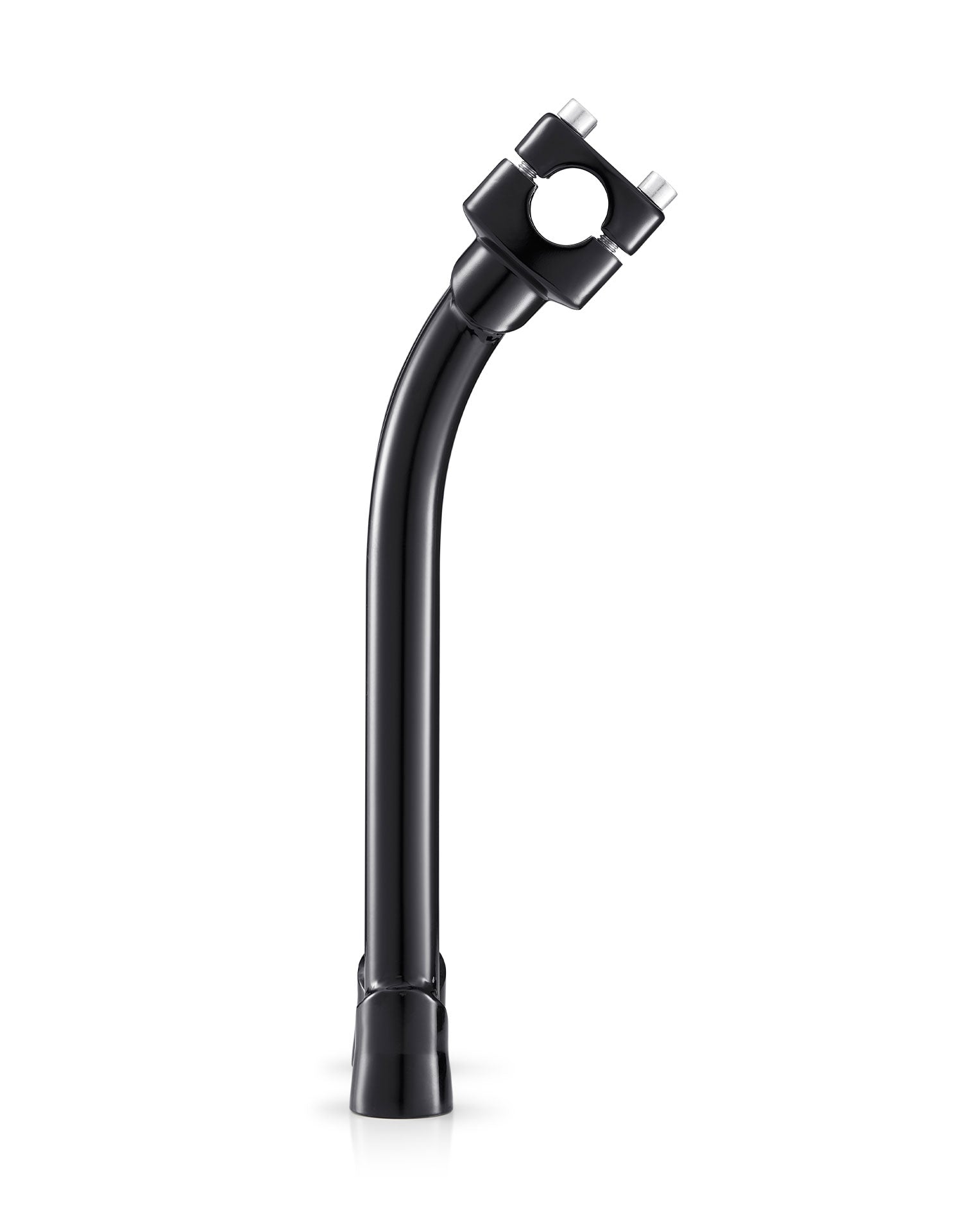 Warlock 12" Pullback Handlebar Risers for Harley Sportster 1200 Low XL1200L Gloss Black