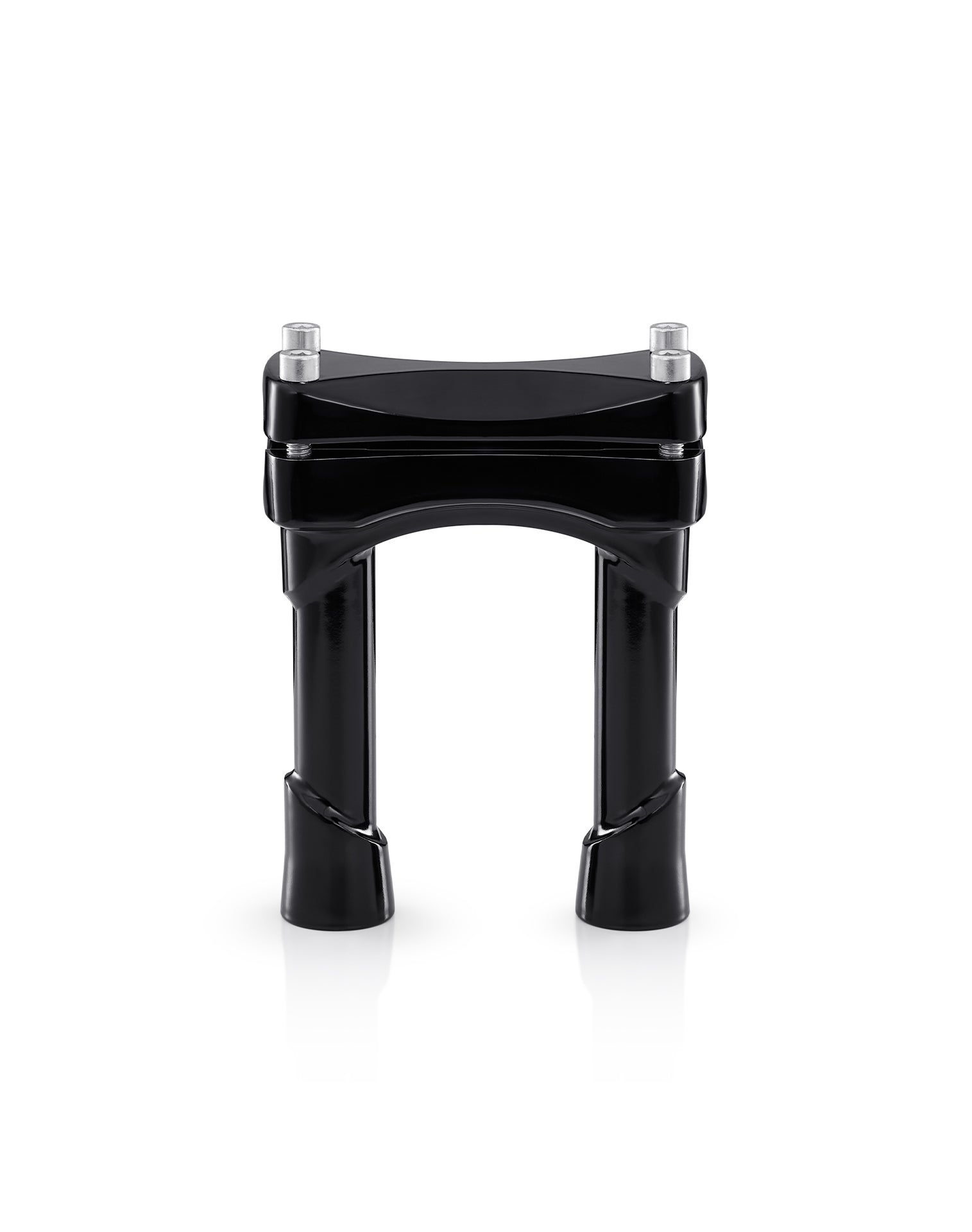 Warlock 6" Handlebar Risers for Harley Sportster 1200 Custom XL1200C  Gloss Black