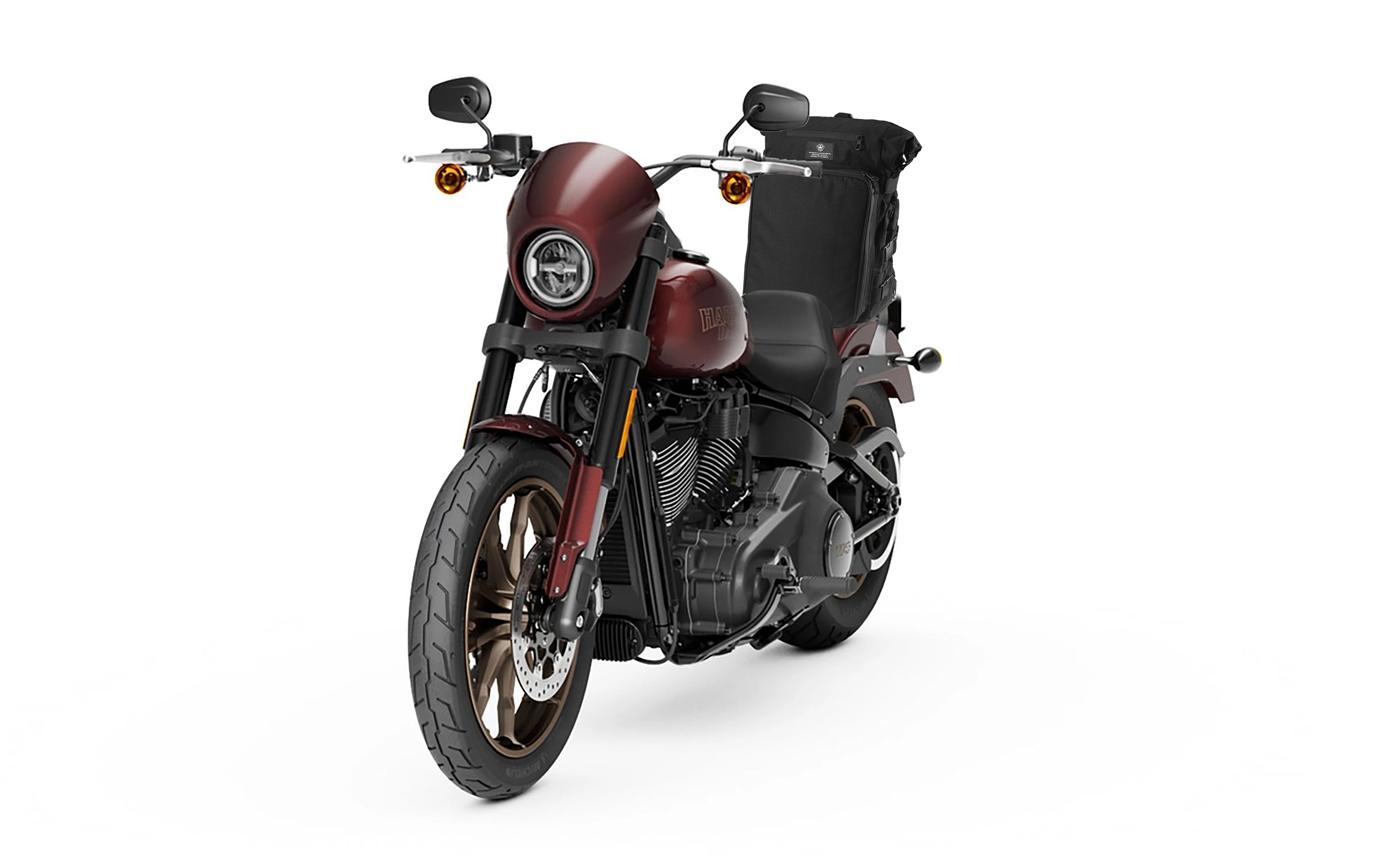 Viking Renegade XL Honda Motorcycle Tail Bag Bag on Bike View @expand