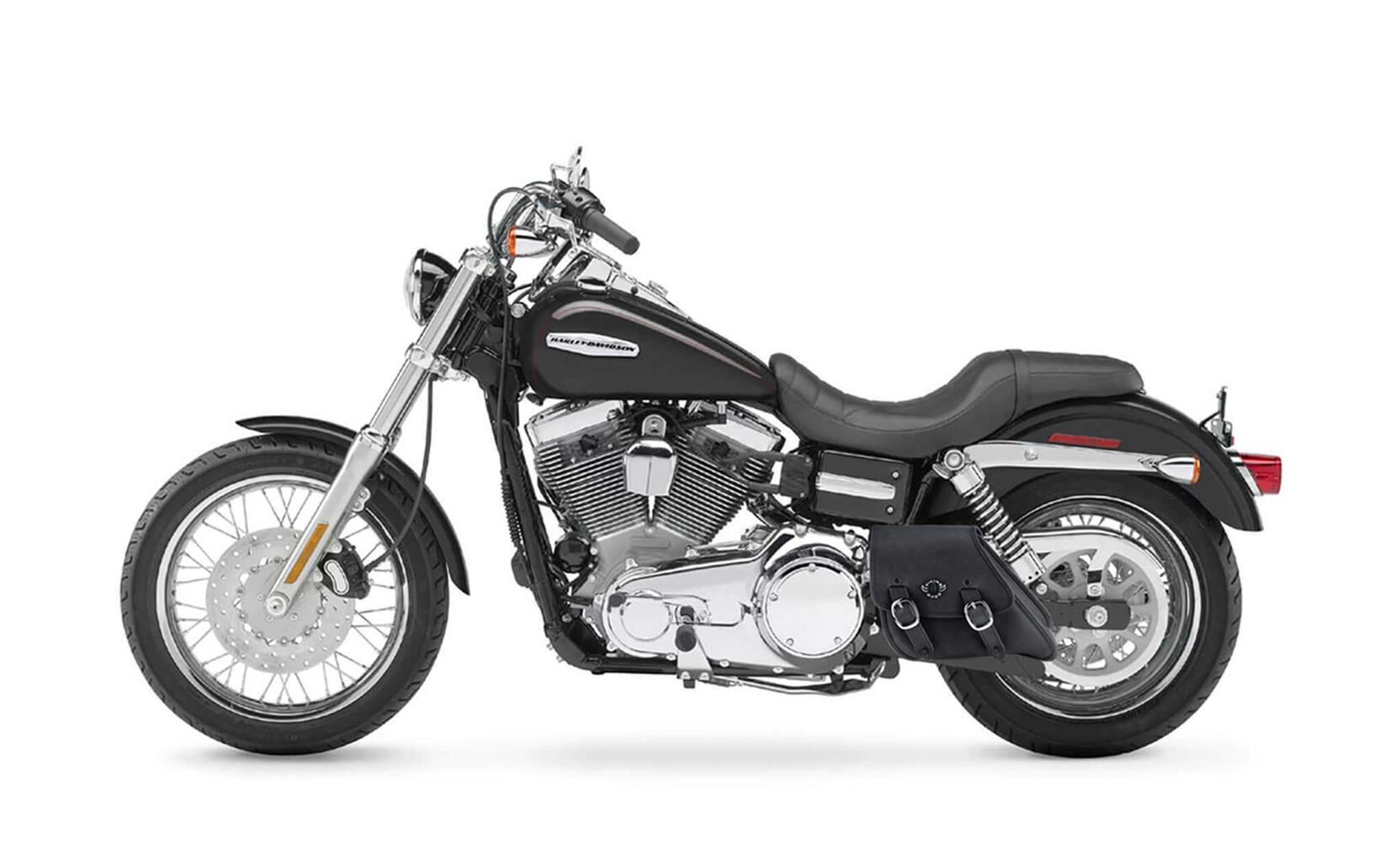Viking Knapsack Harley Dyna Motorcycle Swing Arm Bag Bag on Bike View @expand