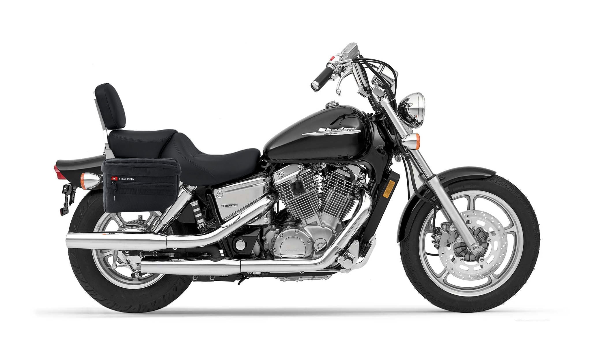 Viking Patriot Large Honda Shadow 1100 Spirit Motorcycle Throw Over Saddlebags on Bike Photo @expand