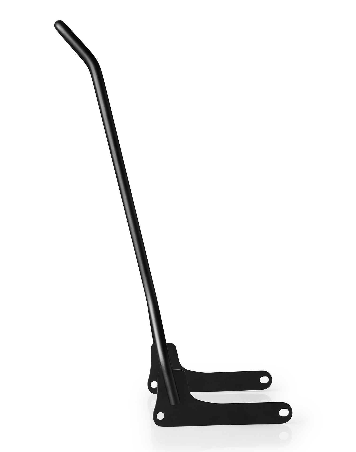 Iron Born Blade 25" Sissy Bar for Harley Softail Low Rider Matte Black Side View
