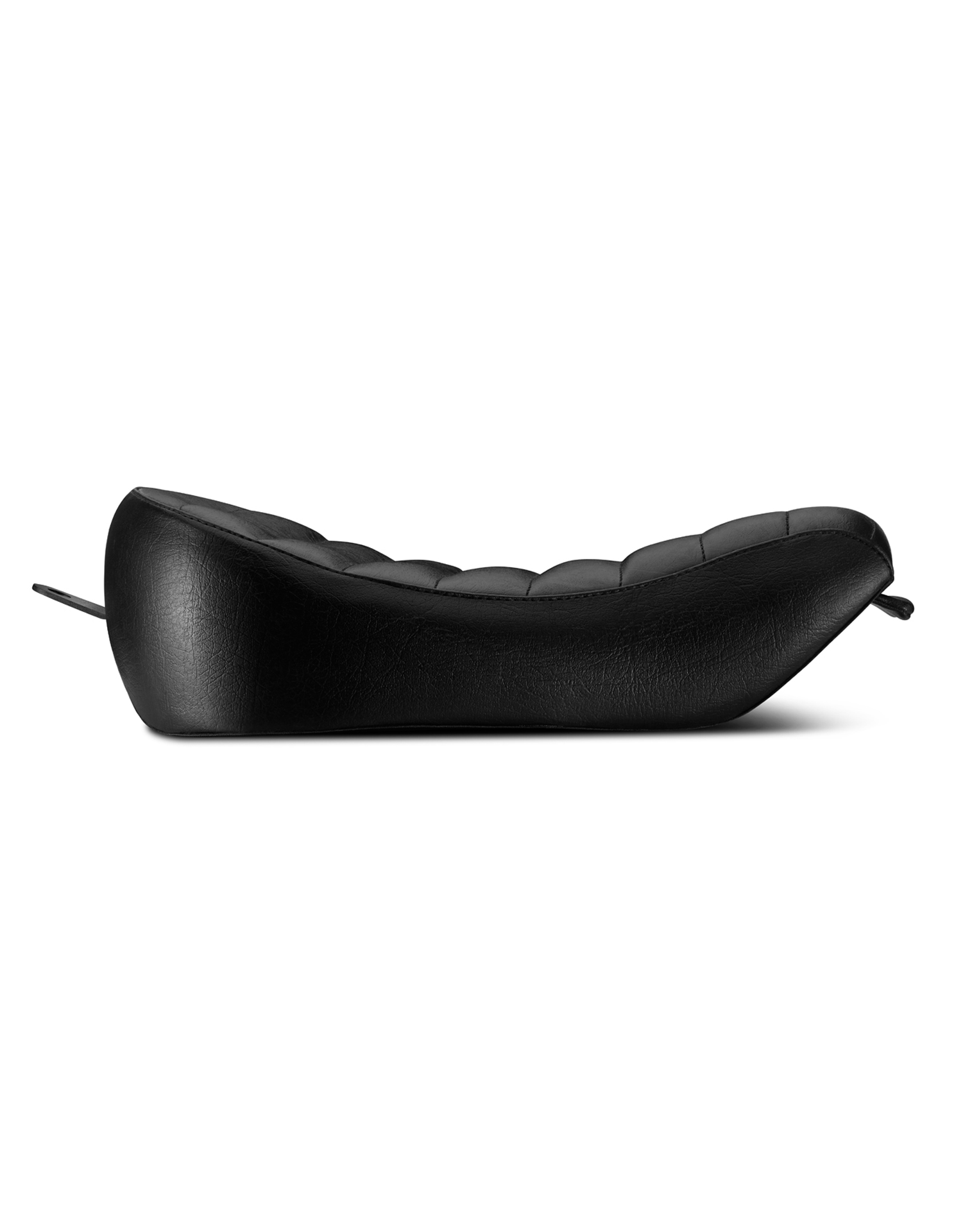 Iron Born Horizontal Stitch Motorcycle Solo Seat for Sportster 883 Low XL883L Side View