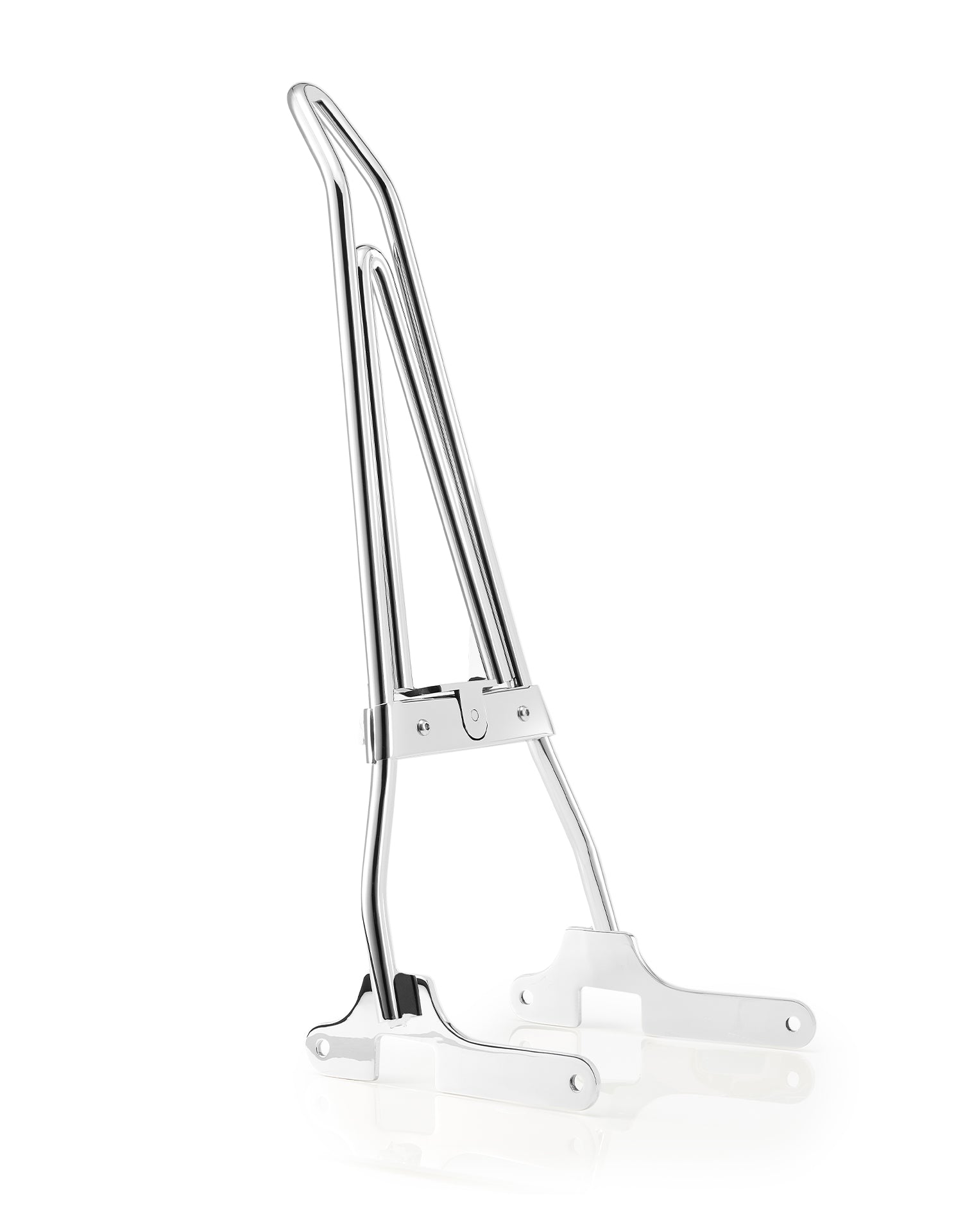 Iron Born Blade 25" Sissy Bar with Foldable Luggage Rack for Harley Sportster 883 Custom XL883C Chrome Main view