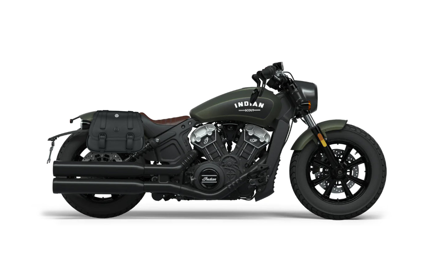 Viking 25L SpiritBlade Large Indian Scout Bobber Leather Motorcycle