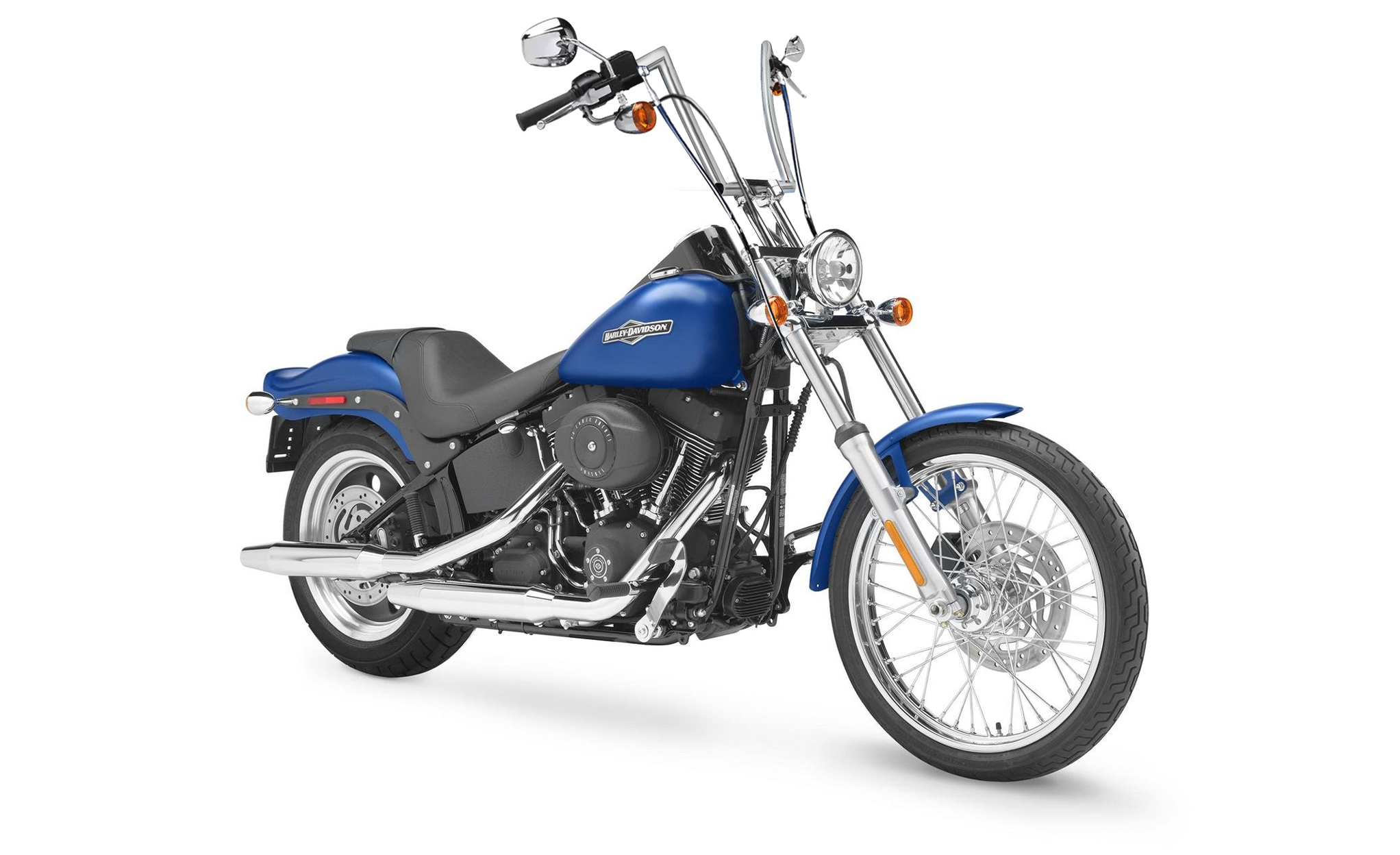 Viking Iron Born 9" Handlebar for Harley Dyna Low Rider FXDL Chrome Bag on Bike View @expand