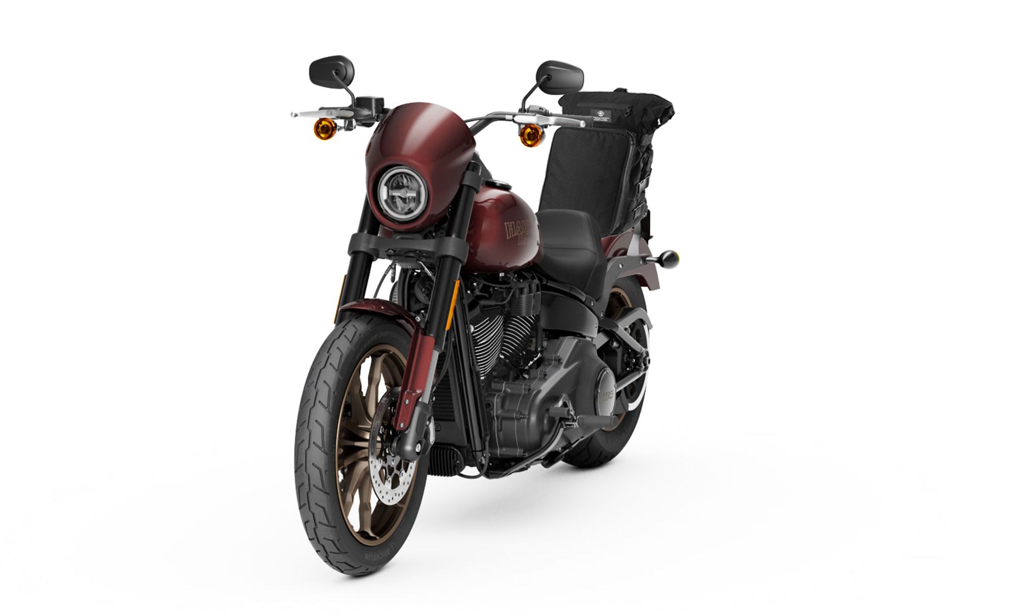 Viking Renegade XL Triumph Motorcycle Tail Bag Bag on Bike View @expand