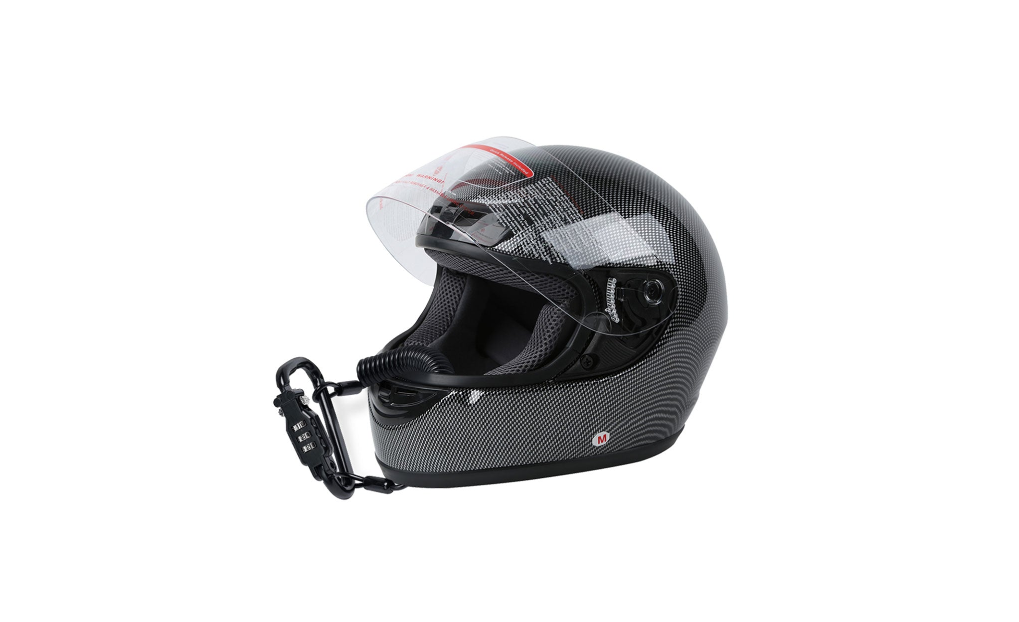 Motorcycle Helmet Lock Bag on Bike View @expand