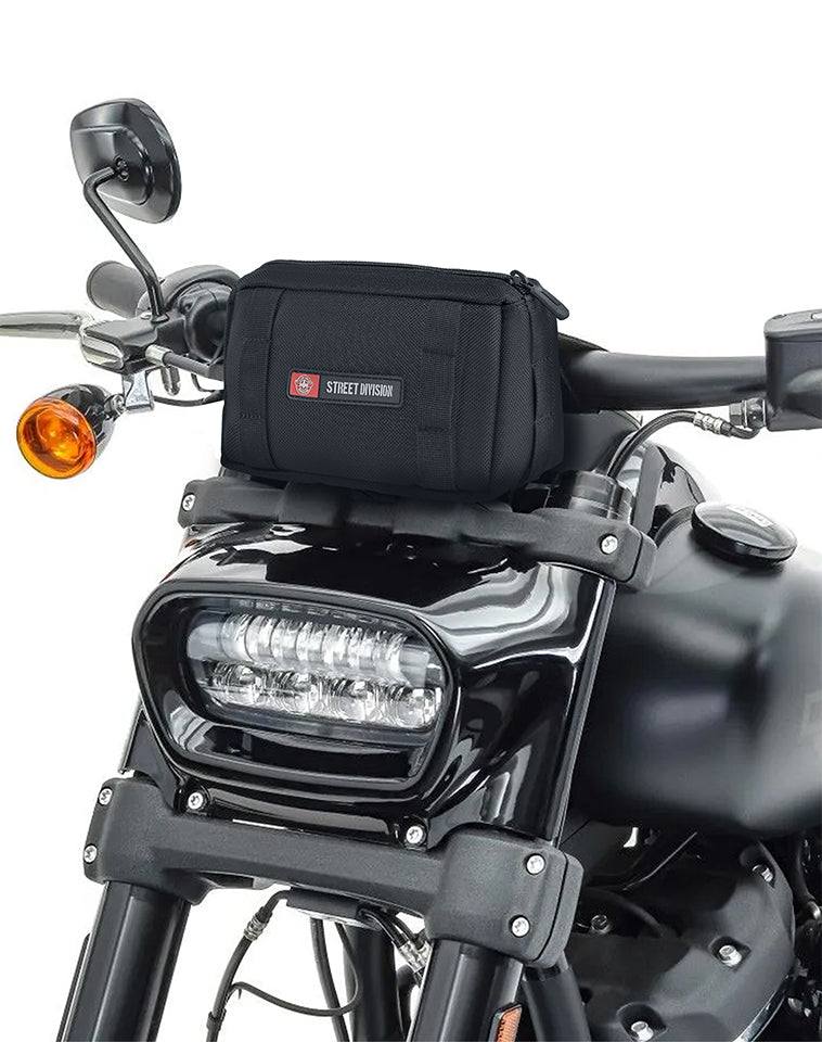 Viking Patriot Honda Motorcycle Handlebar Bag On Handle