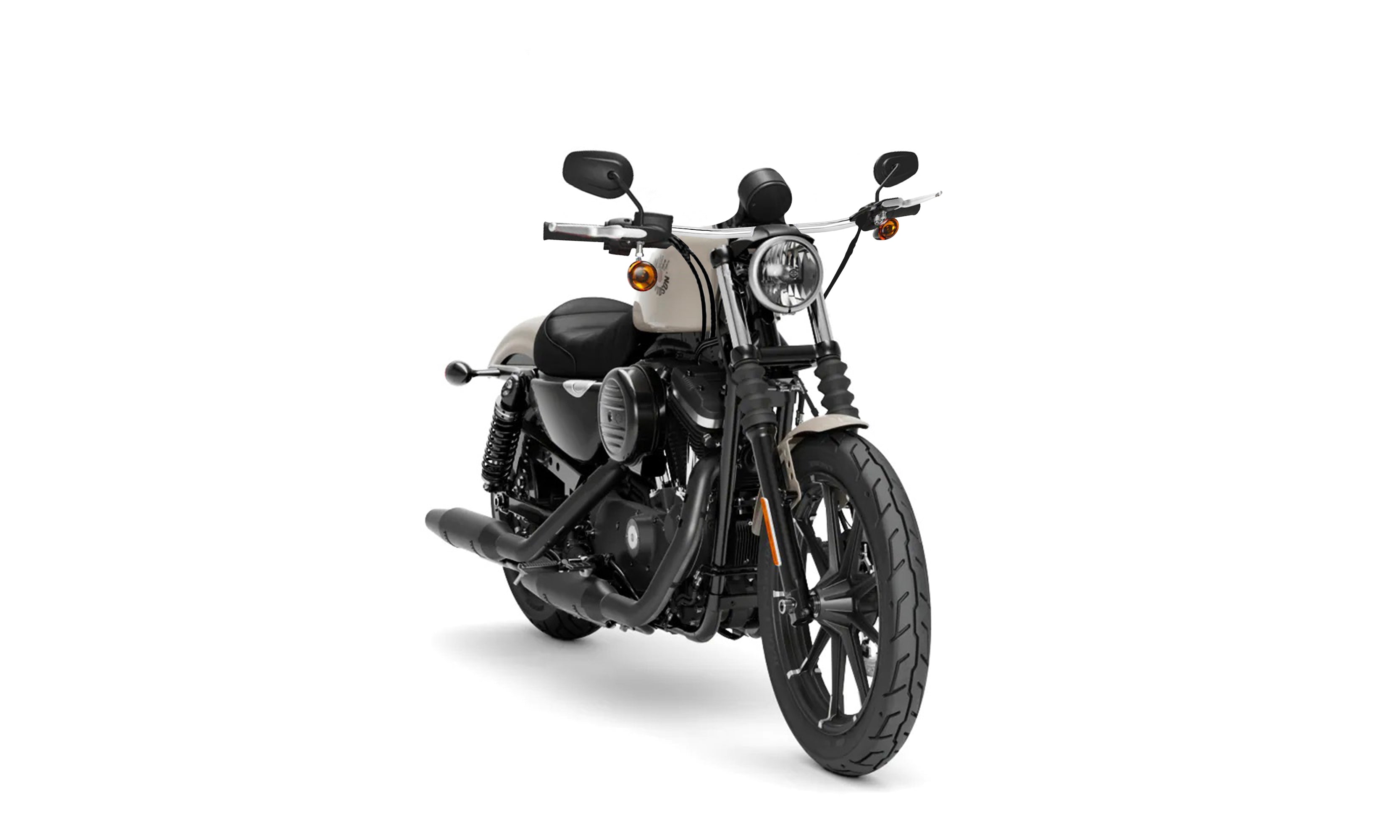 Viking Iron Born Drag Handlebar For Harley Sportster 883 Iron XL883N Chrome on Bikes @expand