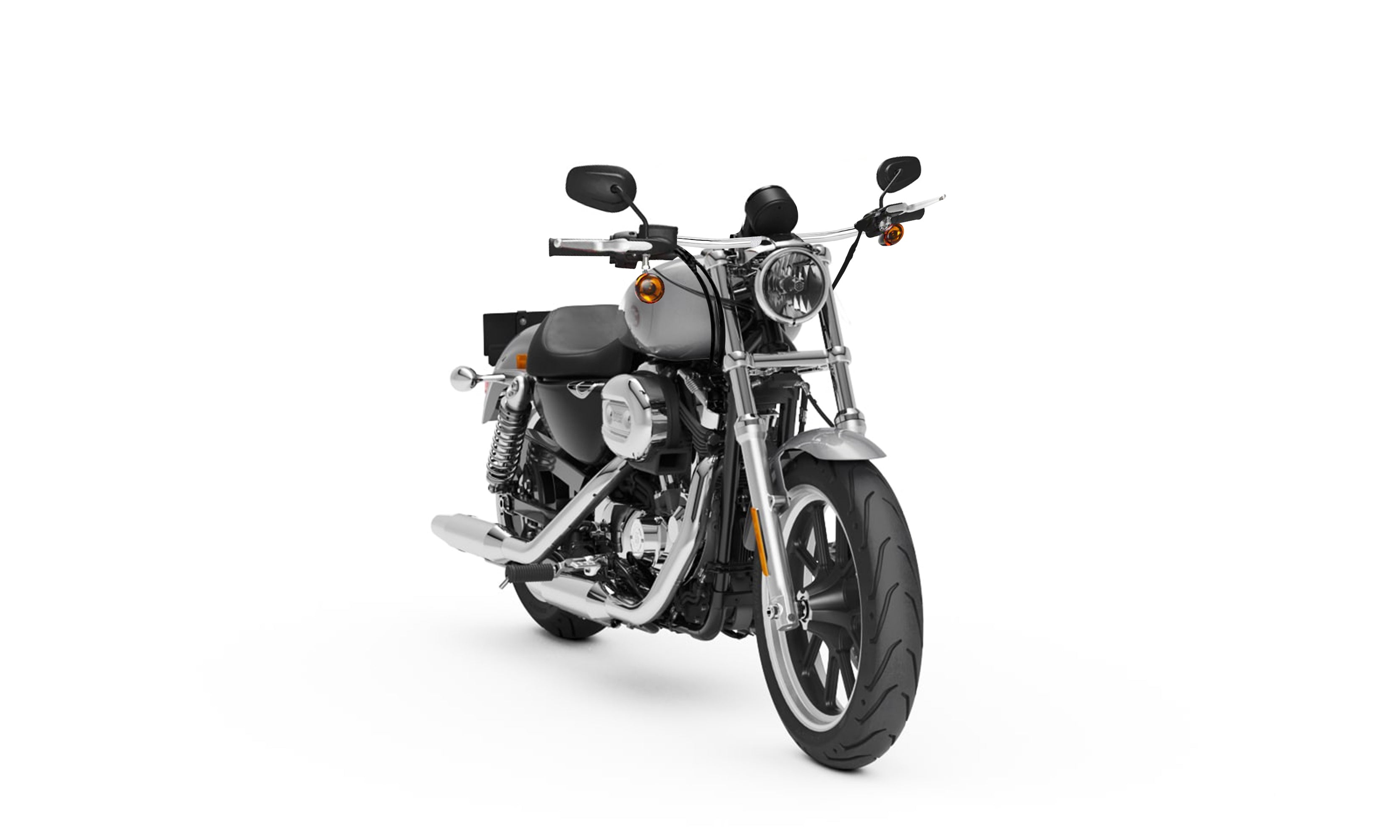 Viking Iron Born Drag Handlebar For Harley Sportster Superlow Chrome on Bikes View @expand