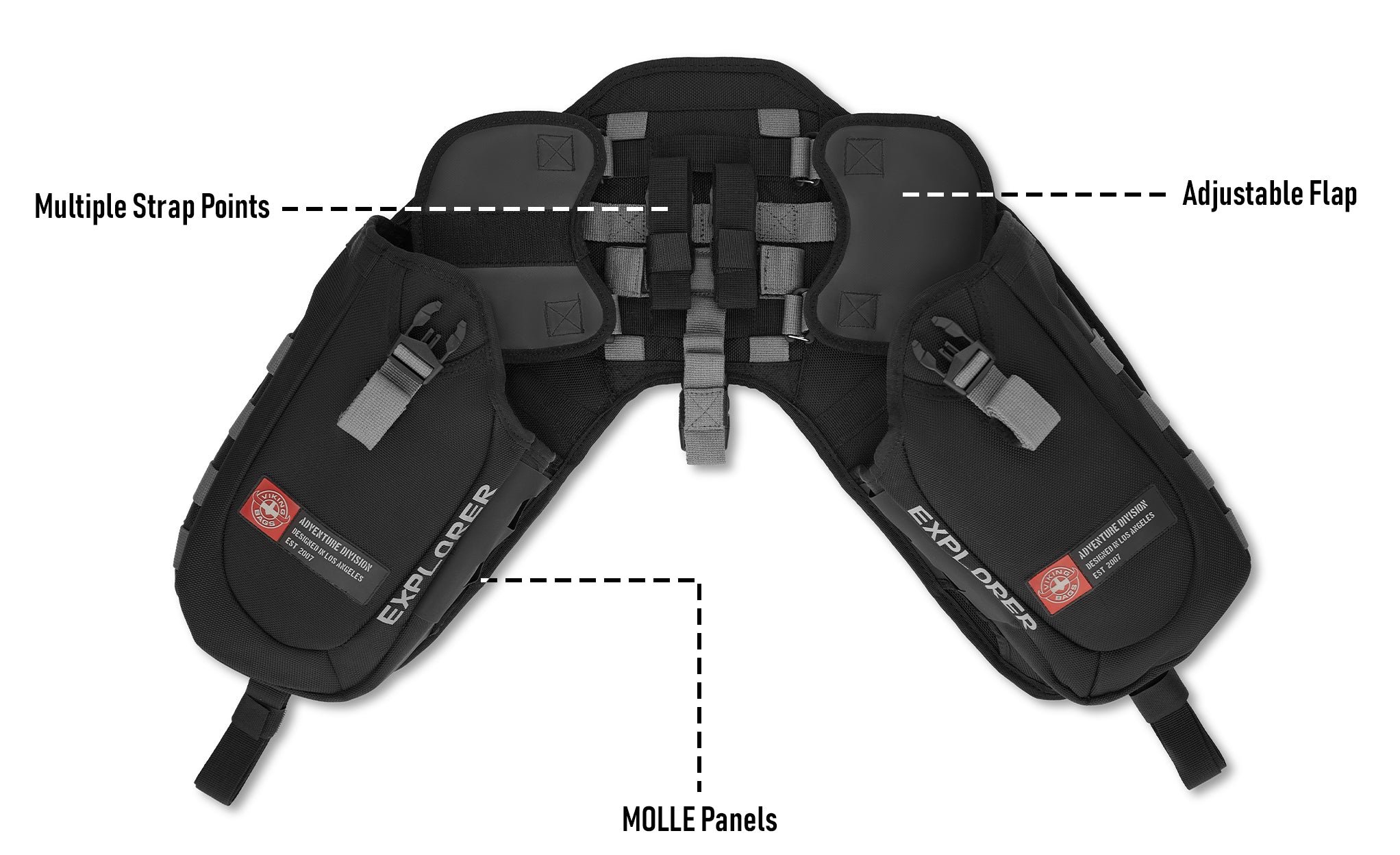 Viking Odyssey 10L Triumph ADV Touring Luggage System VikingBags