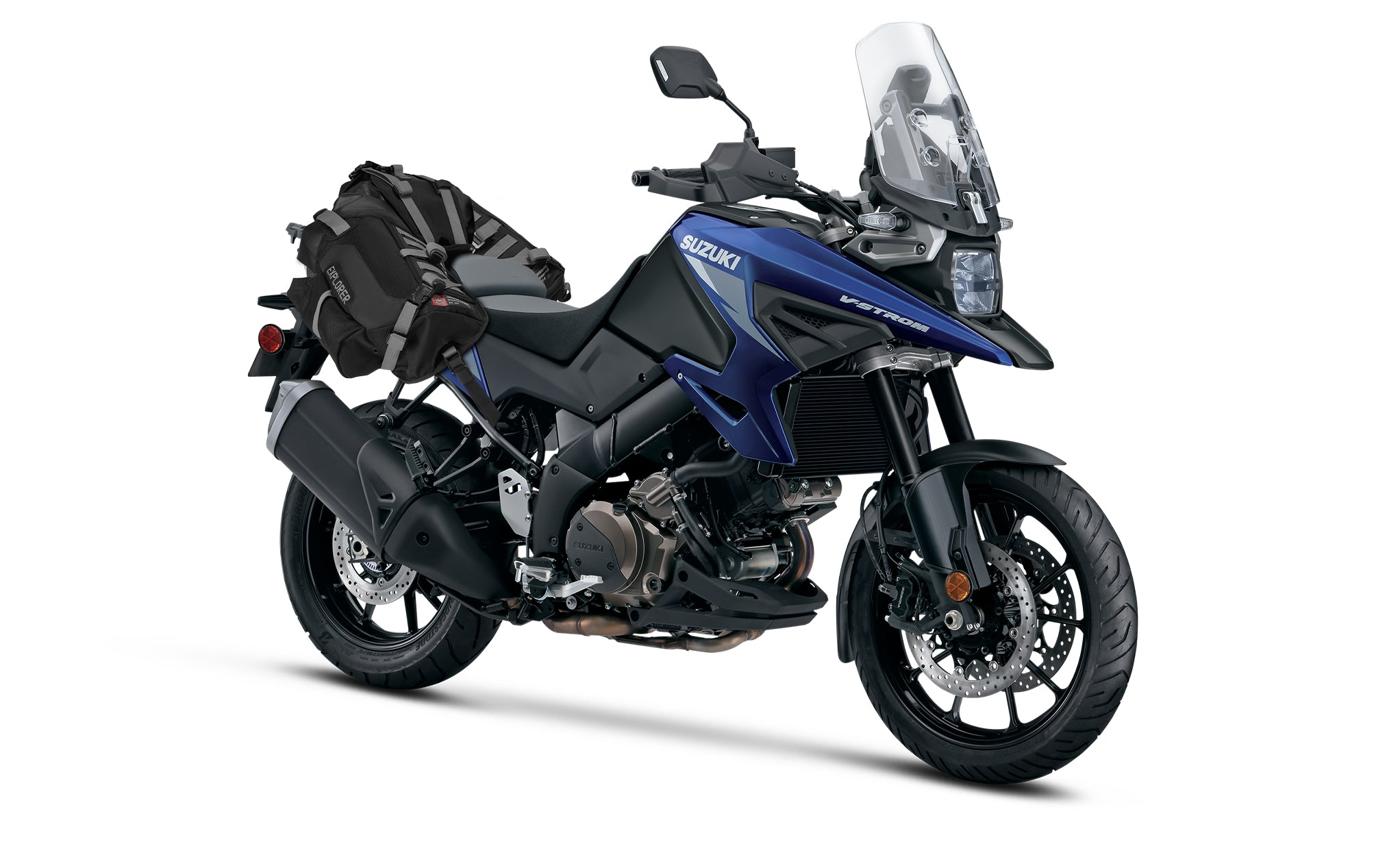 Viking Odyssey 40L Suzuki ADV Touring Luggage System on Bike @expand