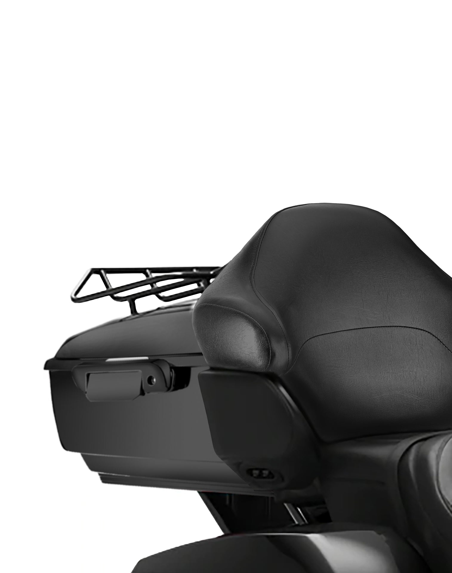 Viking Premium Extra Large Motorcycle Tour Pack for Harley Road Glide Backrest with Tourpack