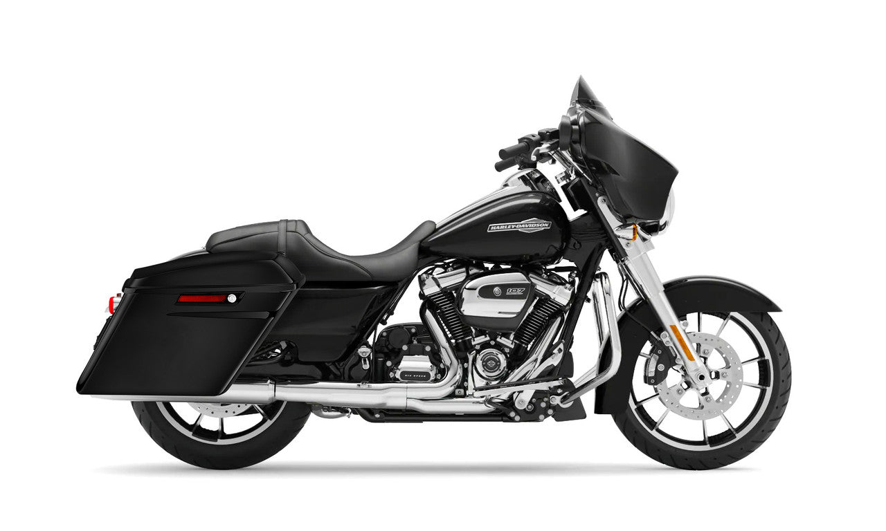 Viking 4 5 Inch Stretched Bagger Extra Large Painted Motorcycle Hard Saddlebags For Harley Street Glide Flhx Engineering Excellence with Bag on Bike @expand