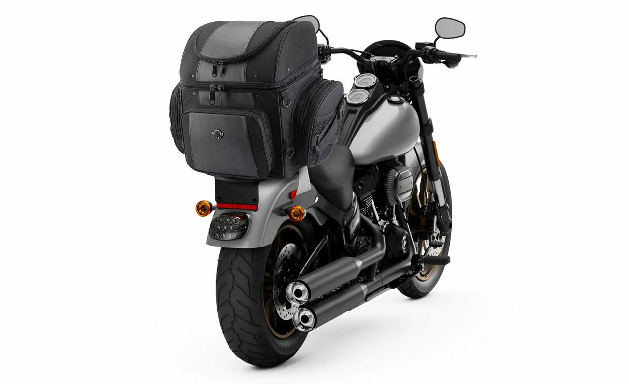 Viking Galleon Large Motorcycle Sissy Bar Bag for Harley Davidson Bag on Bike View @expand