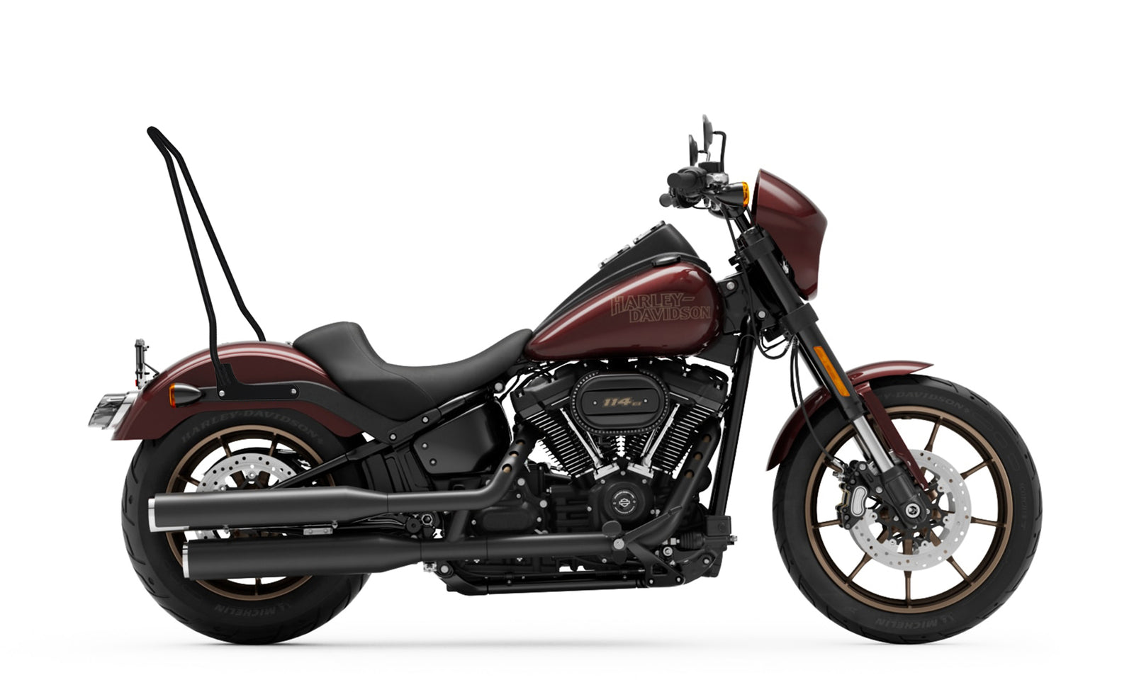 Iron Born Blade 25" Motorcycle Sissy Bar for Harley Softail Low Rider S