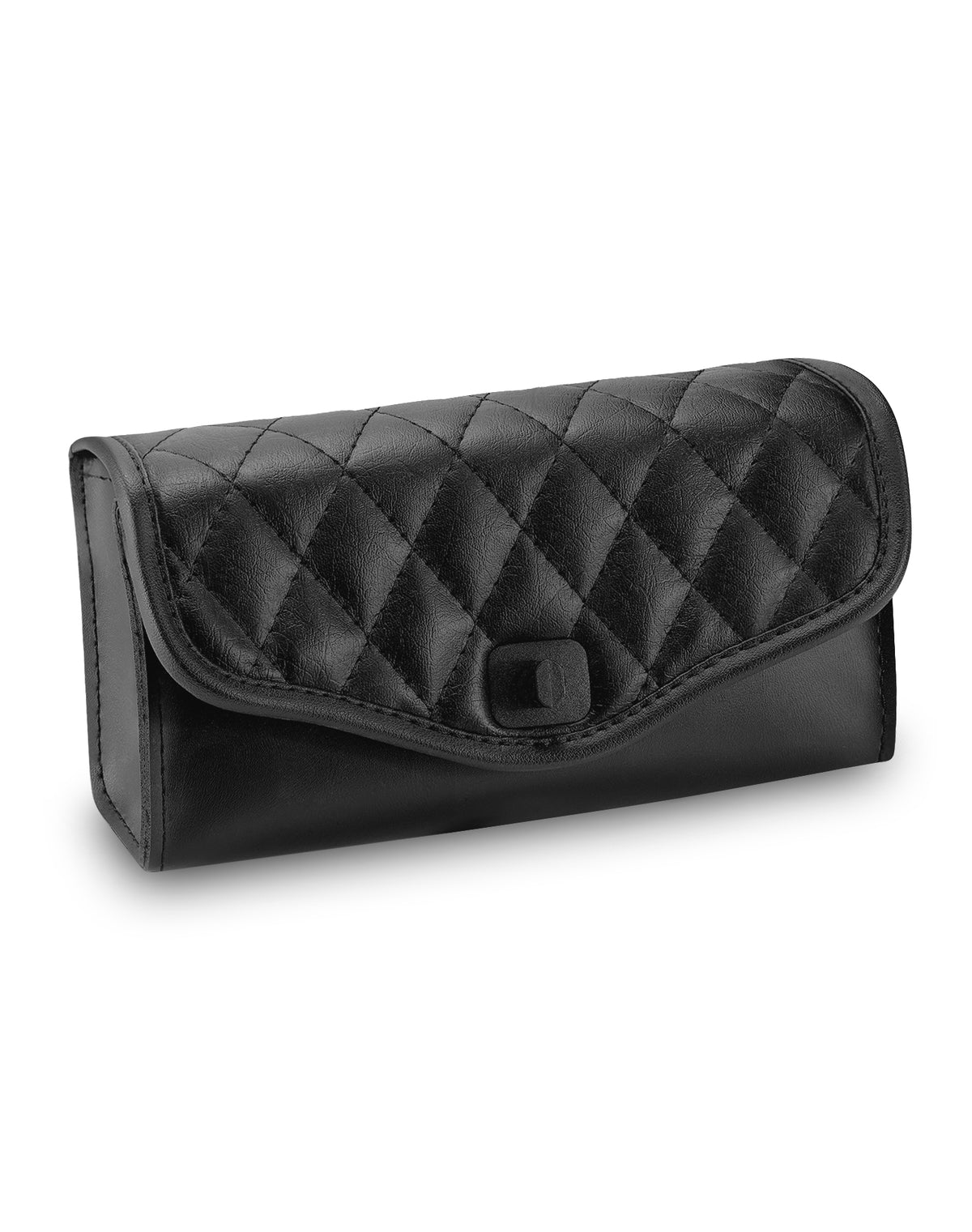 Viking Iron Born Diamond Stitch Indian Leather Motorcycle Handlebar Ba