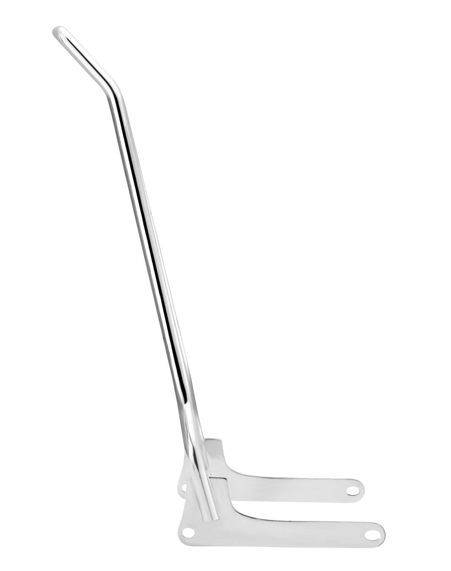 Iron Born Blade 25" Sissy Bar for Harley Softail Standard FXST Chrome Side View