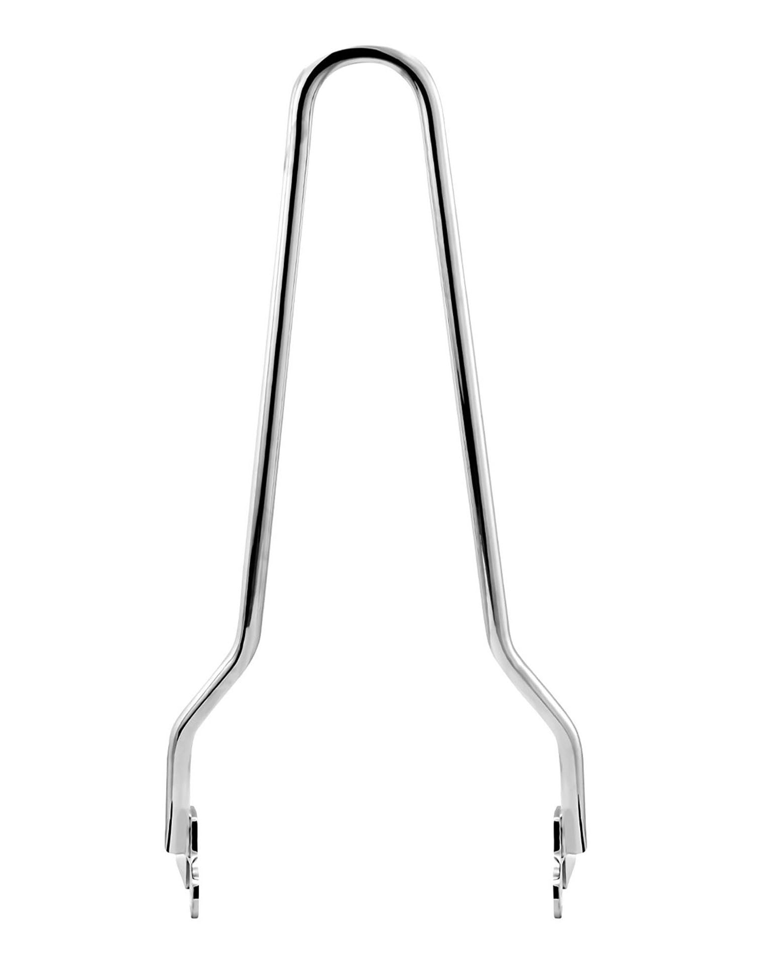 Iron Born Standard 25" Sissy Bar for Harley Sportster Forty Eight Chrome Back Side View