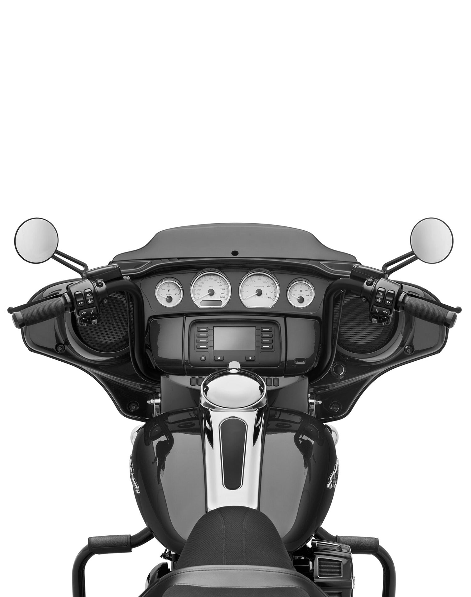 Viking Iron Born Premium 12" Handlebar Harley Ultra Limited FLHTK Matte Black