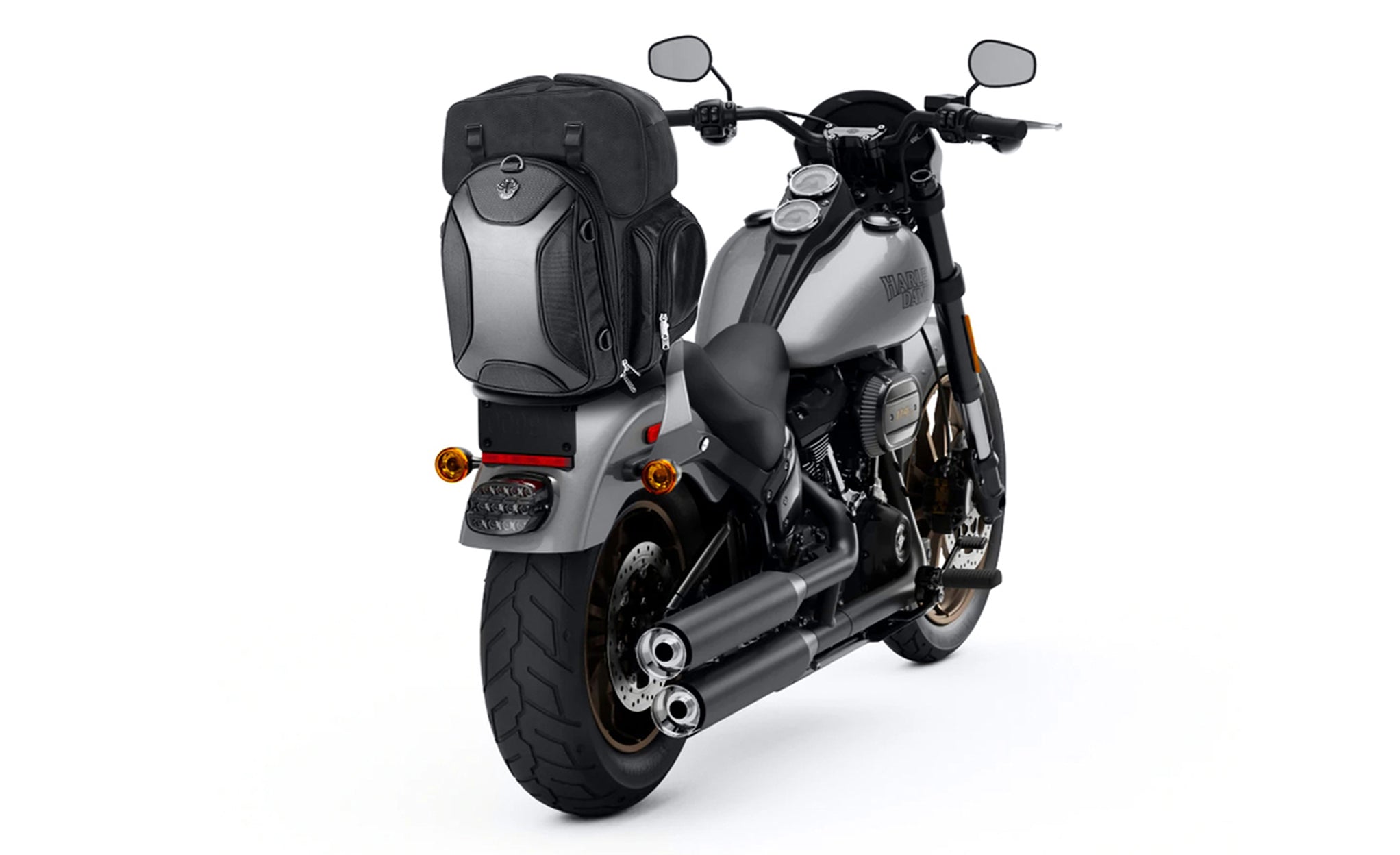 Viking Dagr Extra Large Honda Motorcycle Sissy Bar Bag Bag on Bike View @expand
